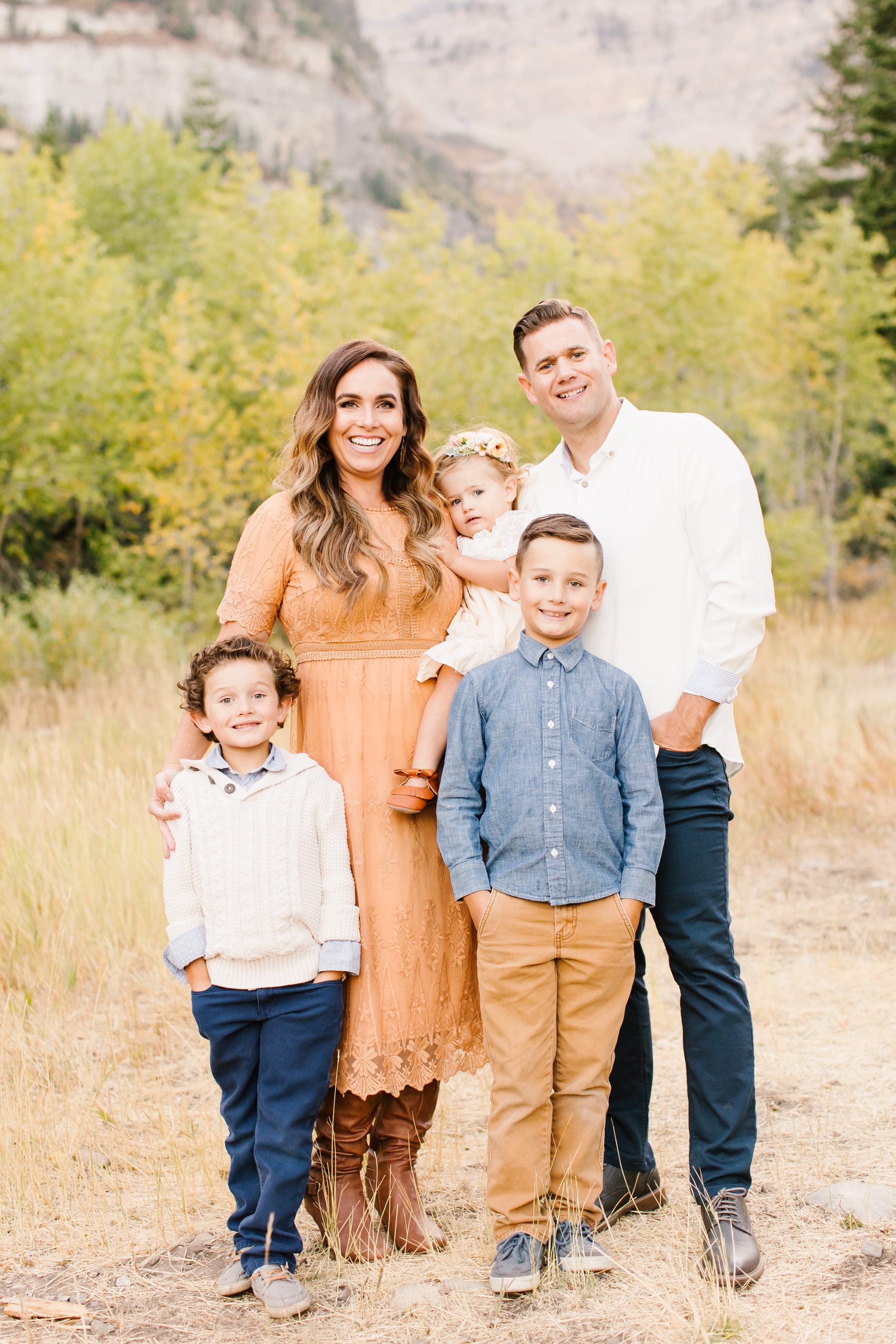 Allan Draper with his family